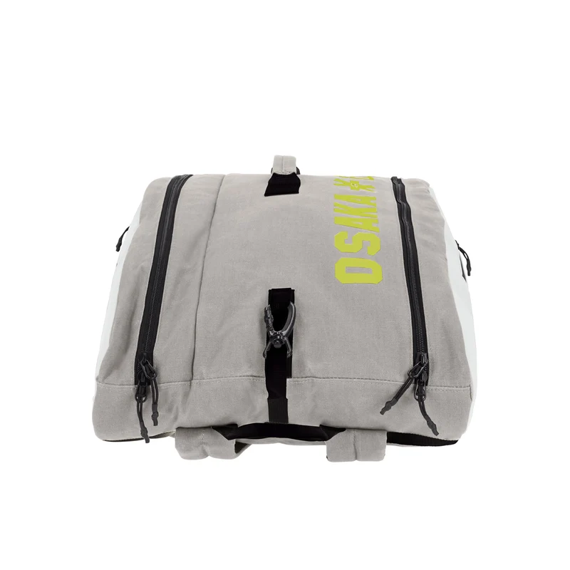 Osaka Pro Tour Medium Padel Bag (Light Grey/Lime)