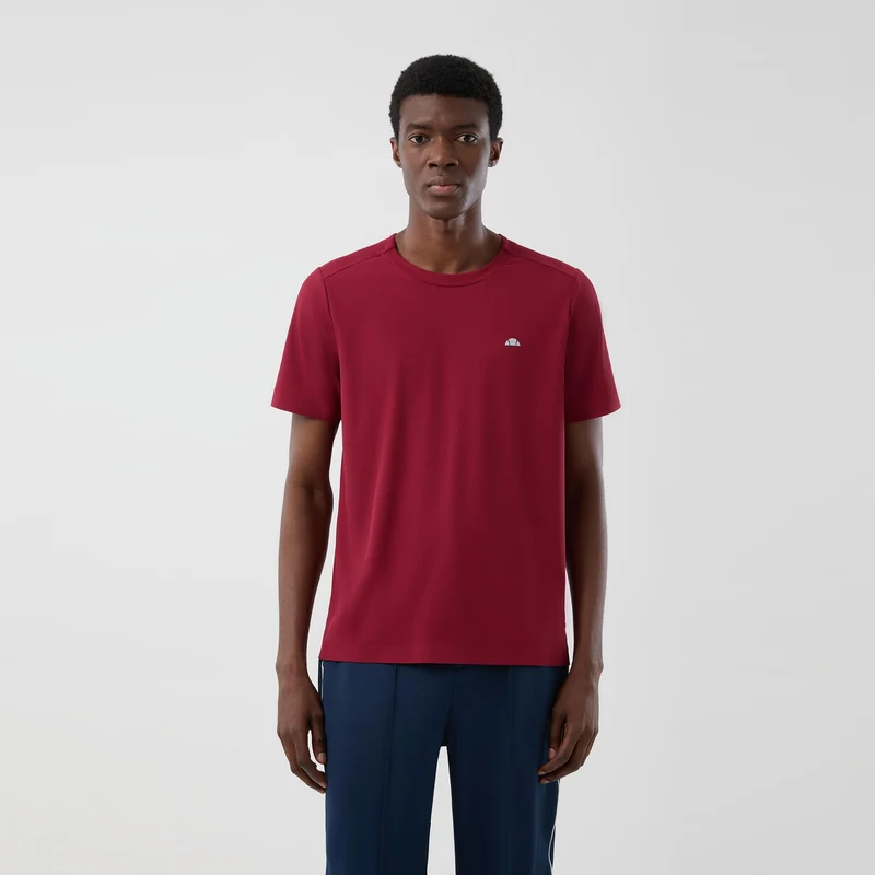 Teller T-Shirt Herren - weinrot
