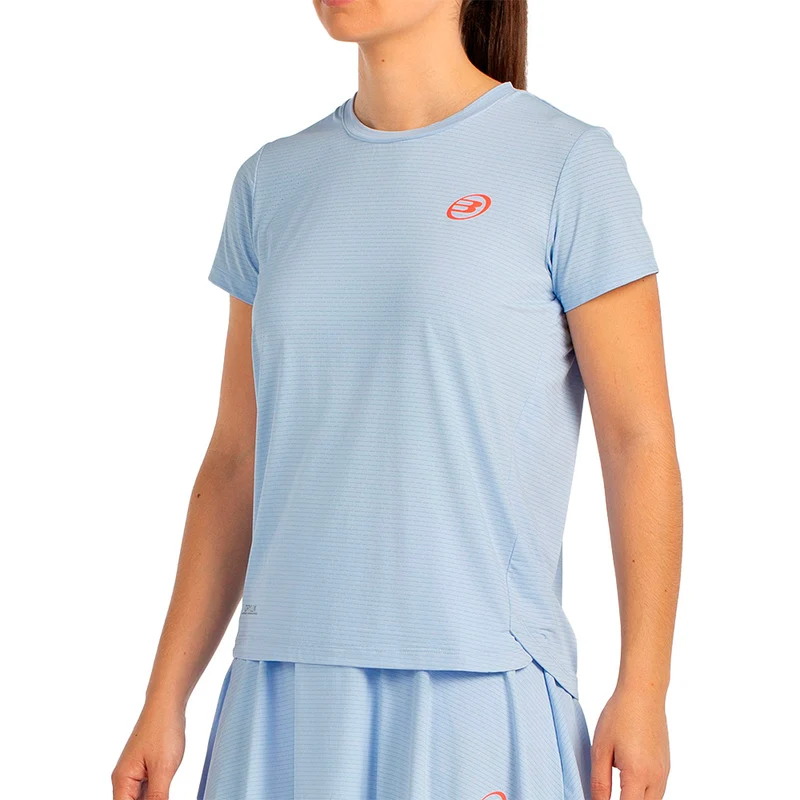 BULLPADEL CHAMUY Azul Celeste Mujer (Camiseta)