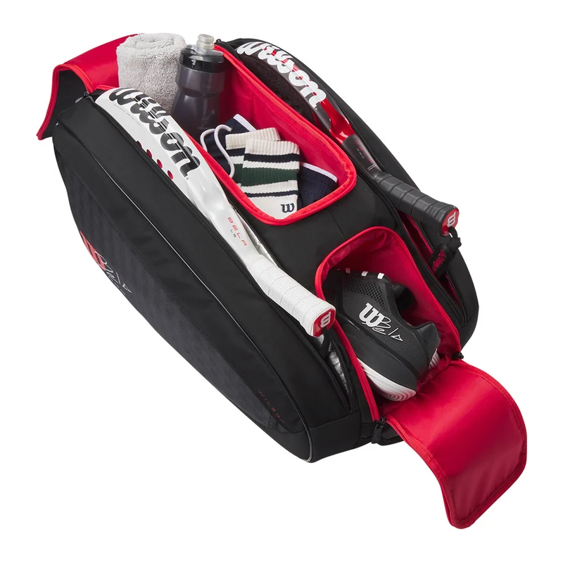 WILSON BELA V3 SUPER TOUR Padel Black/Red 2025 FERNANDO BELASTEGUIN (Paletero)