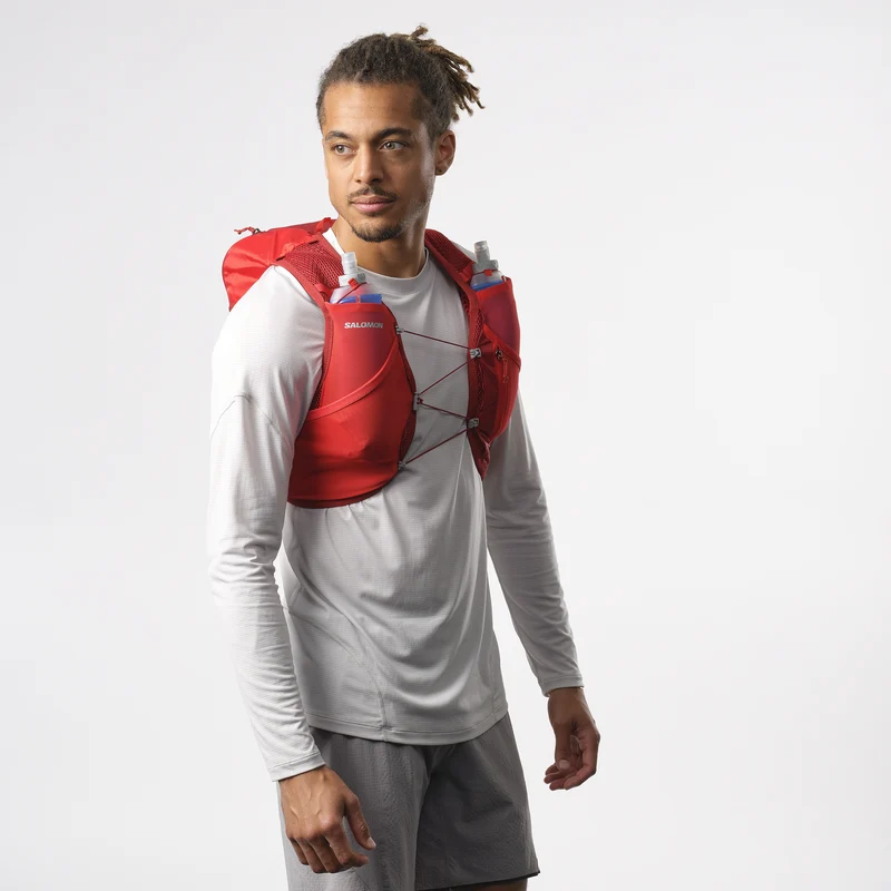 SALOMON Active Skin 8 Set Red Dahlia Rucksack