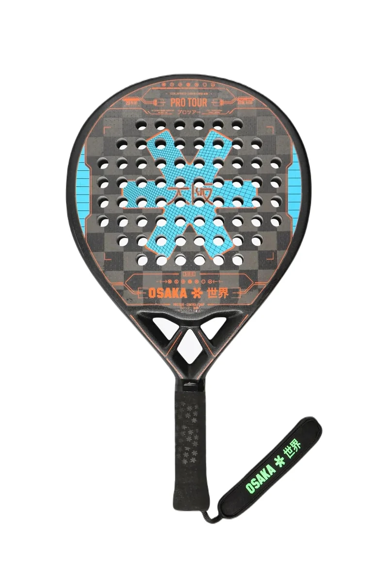 Osaka Pro Tour Control Snap 2023 Padel Racket (Blue/Orange)