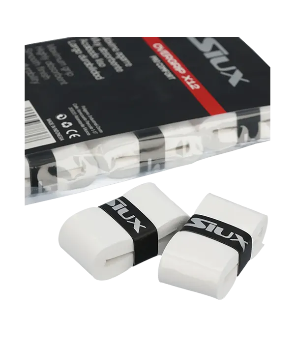 Overgrip Siux Pro Comfort Lisos Blancos (Pack x12)