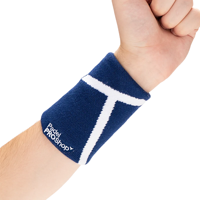Muñequera Larga PadelPROShop Court Azul Marino Promo