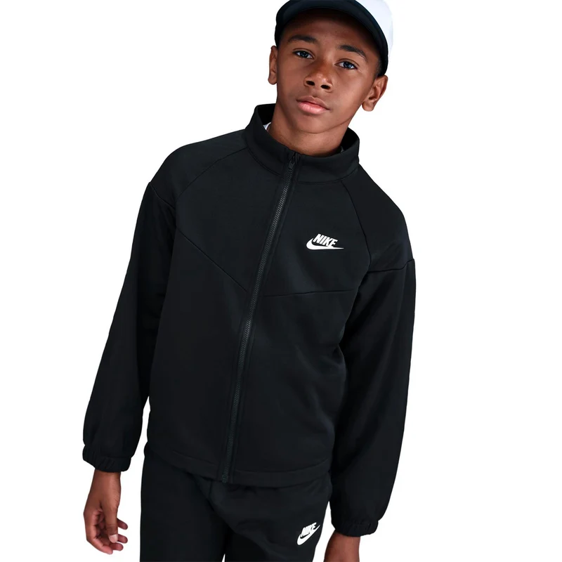 Dri-Fit Full-Zip Trainingsanzug - schwarz, weiß