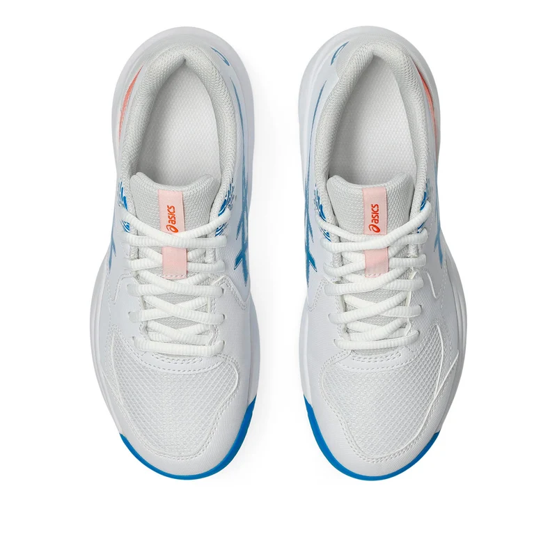Gel-Dedicate 9 GS Allcourtschuh Kinder - weiß, blau