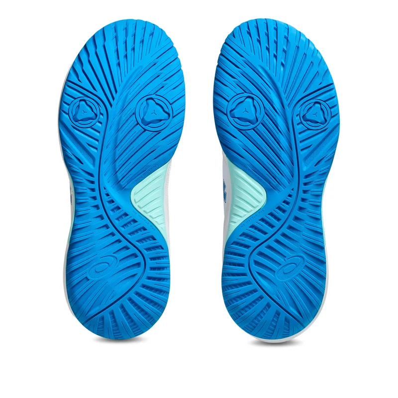 Gel-Dedicate 9 GS Allcourtschuh Kinder - weiß, blau
