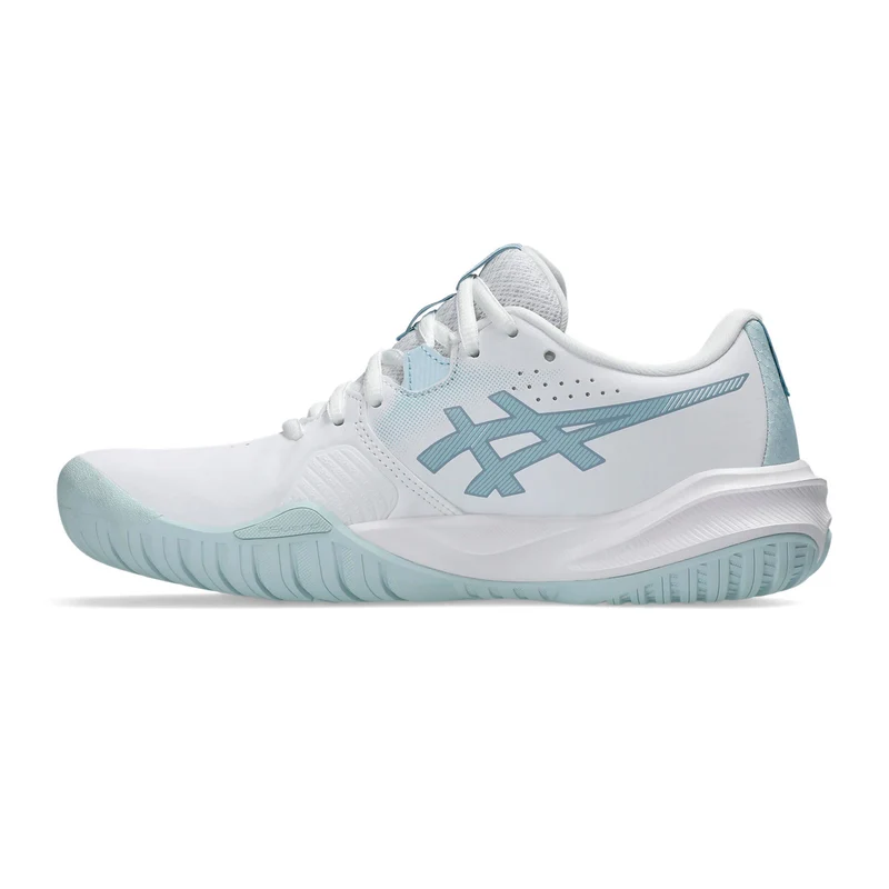Gel-Challenger 15 Allcourtschuh Damen - weiß, hellblau