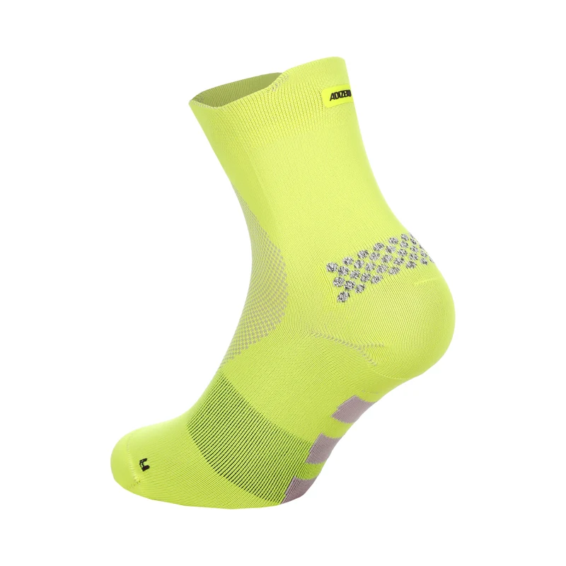 adizero Quarter Laufsocken Unisex - gelb, lila