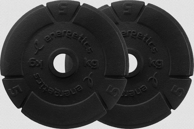 ENERGETICS Hantelscheiben 0,5-5 kg Gusseisen, 30 mm