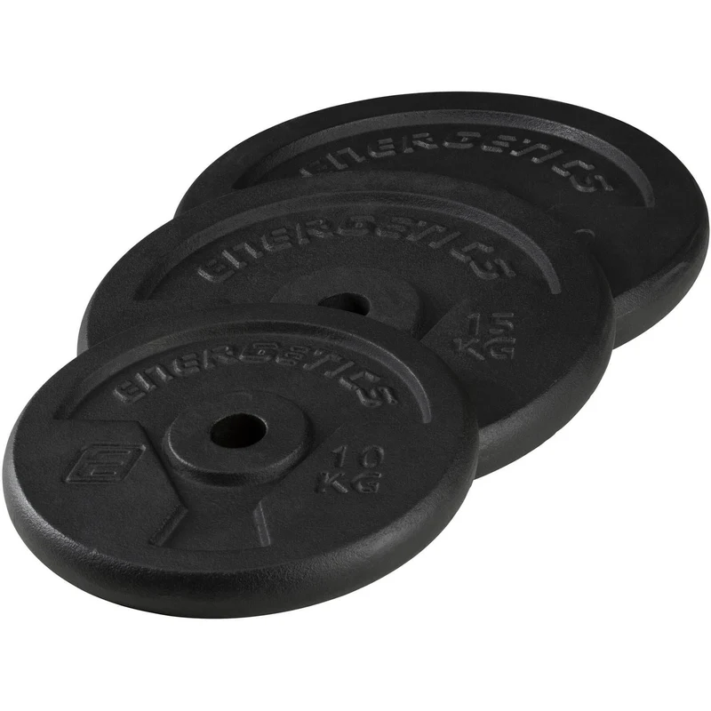 ENERGETICS Gusseisen Hantelscheiben 10kg 15kg 20kg
