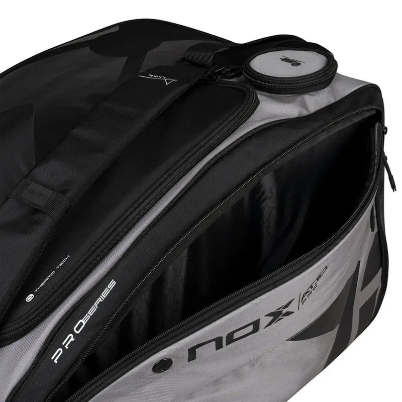 AT10 Competition XL Compact Padelschlägertasche-Schwarz,Grau
