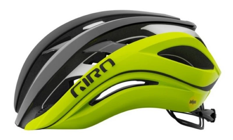 Giro AETHER SPHERICAL MIPS Fahrradhelm matte black highlight yellow Herren