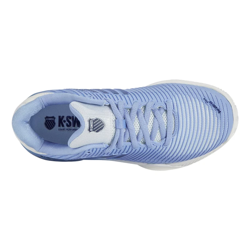Hypercourt Express 2 Sandplatzschuh Damen-Hellblau,Weiß