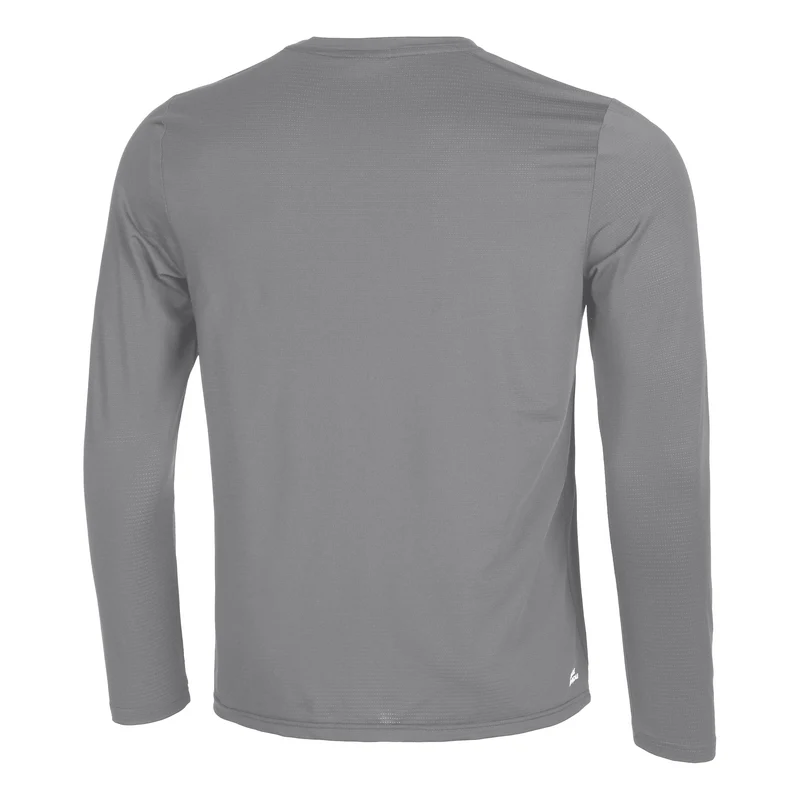 Crew Roundneck Longsleeve Herren-Grau