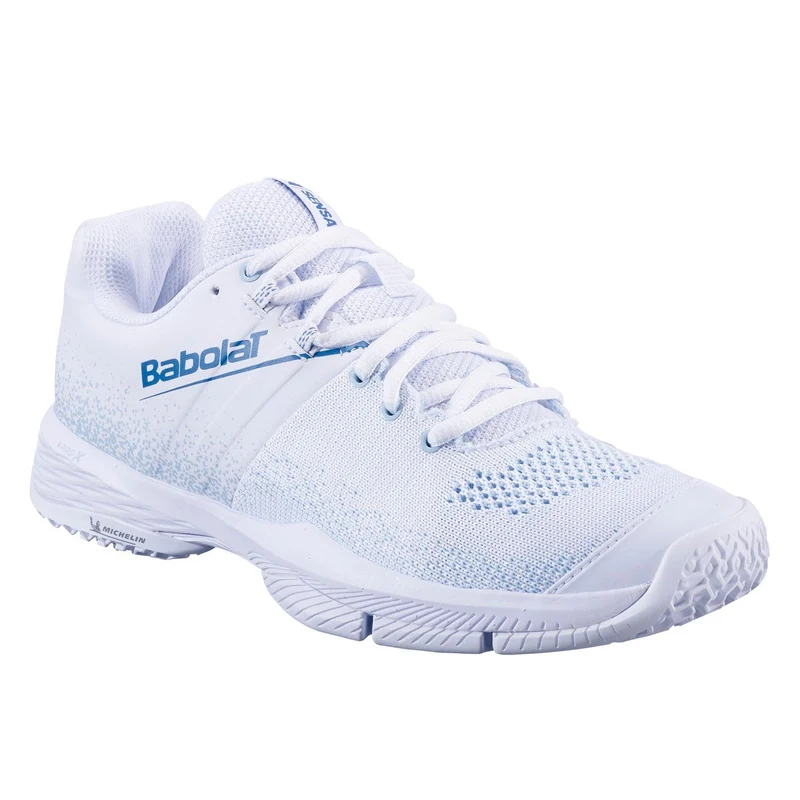 Babolat Sensa White/Cool Blue Dames