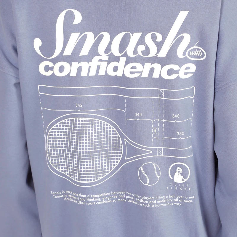 Confidence Oversize Hoody Damen - blau
