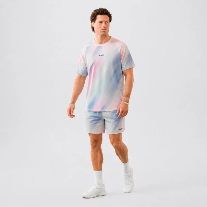 Performance T-Shirt Herren - weiß, mehrfarbig