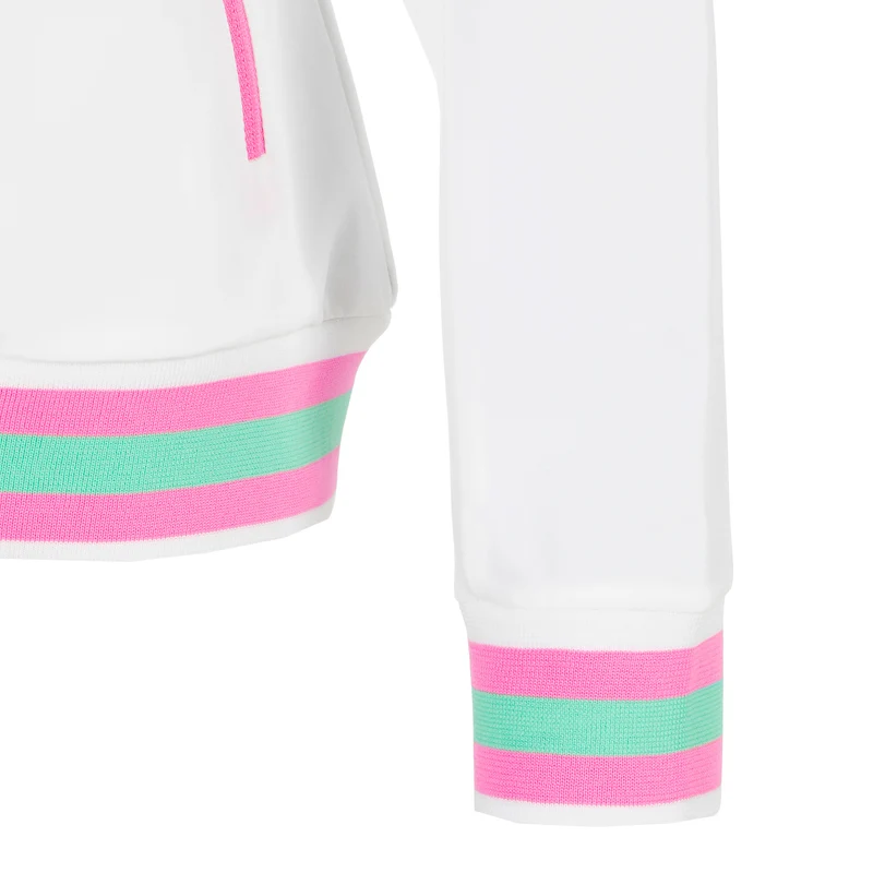 Joy Tipping Trainingsjacke Damen - weiß, grün