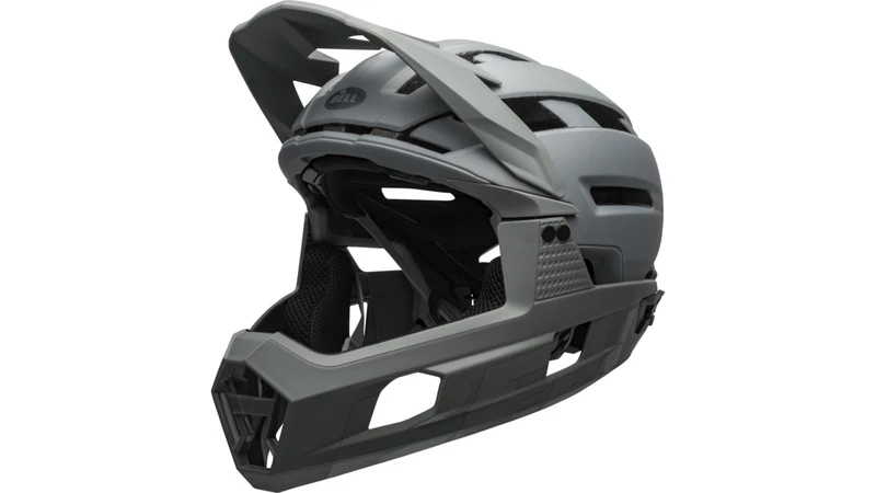 Bell SUPER AIR R SPHERICAL Fahrradhelm mat/gl grays Unisex