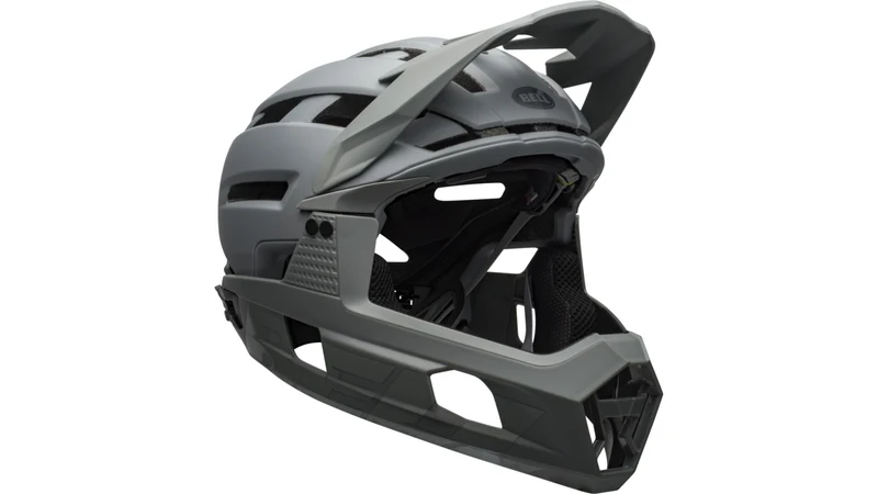 Bell SUPER AIR R SPHERICAL Fahrradhelm mat/gl grays Unisex