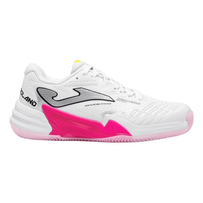 Roland Sandplatzschuh Herren - weiß, pink