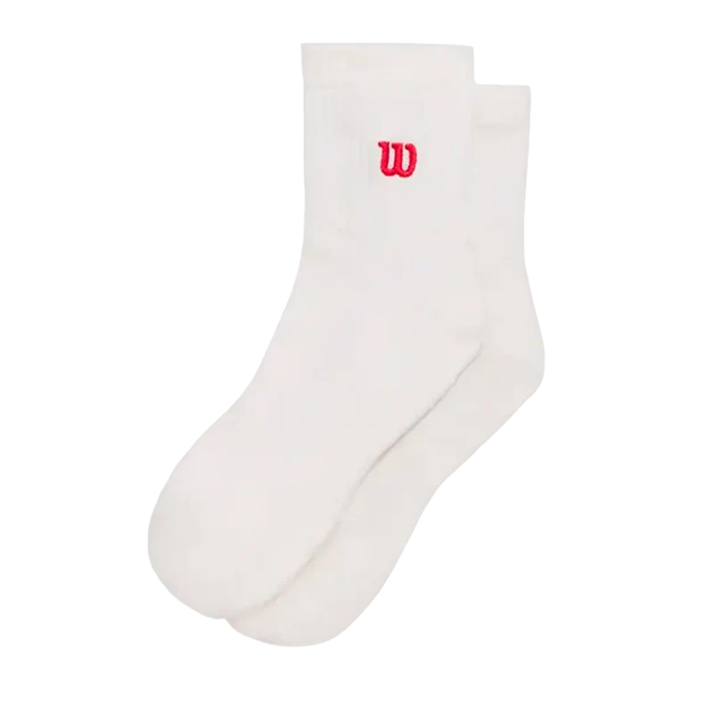 Calcetines Wilson Quarter Top Bright White (Pack x3) 2025
