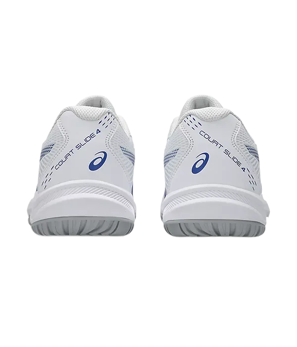 Zapatillas Asics Court Slide 4 White/Dark Cobalt 2025