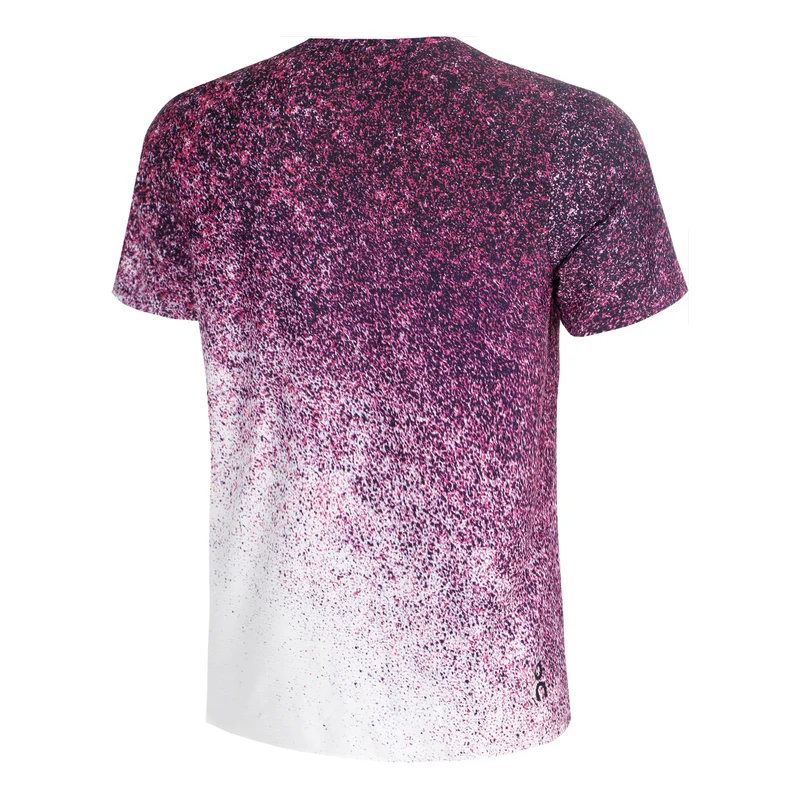 Court Fade T-Shirt Herren - lila, weiß