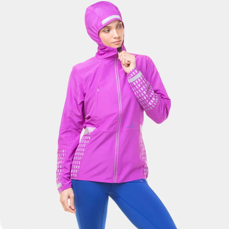 Tech Afterhours Laufjacke Damen-Lila