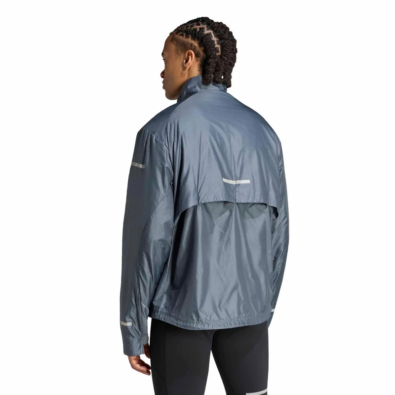 adi365 Light Warm Laufjacke Herren - blaugrau