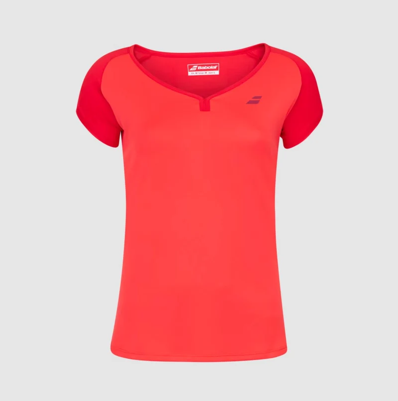 Babolat Play Cap Sleeve Women's Top (Red)