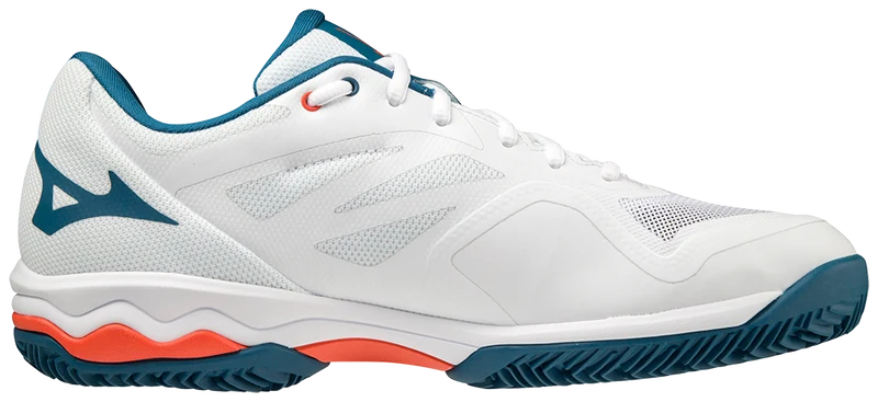 Mizuno Exceed Light CC Mens Padel Shoes (White/Orange)