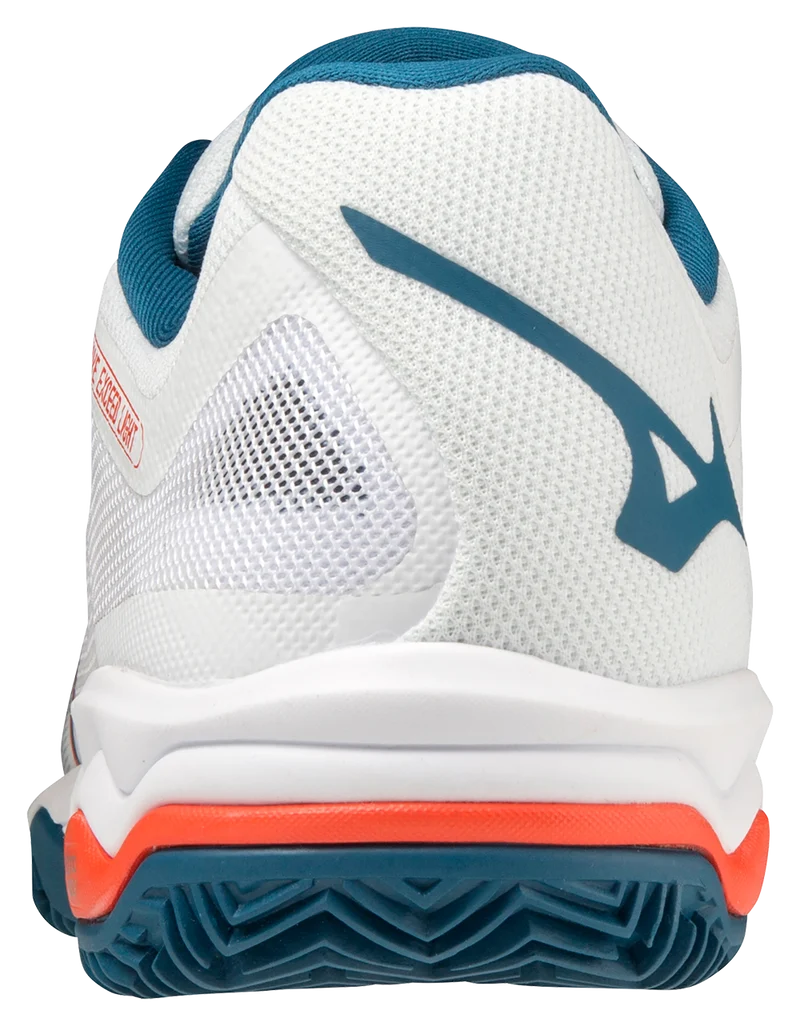 Mizuno Exceed Light CC Mens Padel Shoes (White/Orange)