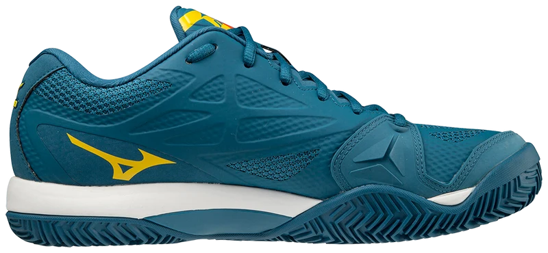 Mizuno Wave Intense Tour 5 CC Mens Padel Shoes (Petroleum Green)