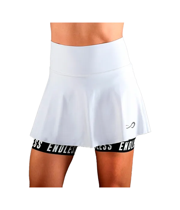 Falda Endless Chill Blanca