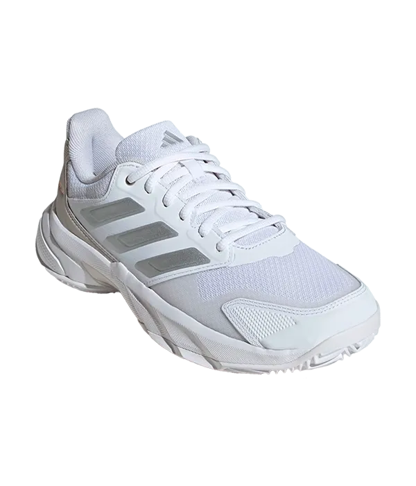 Zapatillas Adidas CourtJam Control 3 CL Mujer Blanco/Gris
