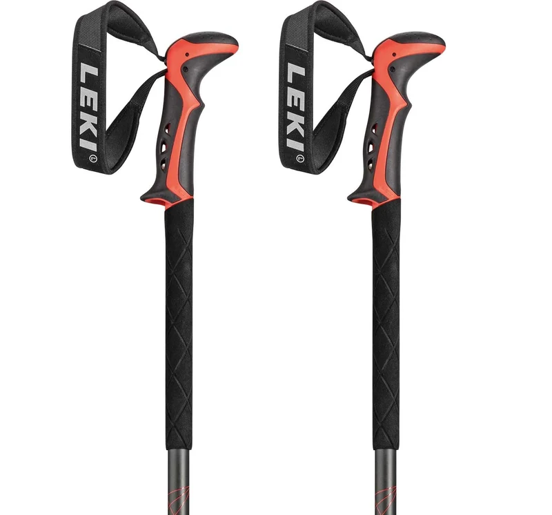 Leki HAUTE ROUTE Touringstöcke dunkelanthrazit-rot-weiß 110-150 cm