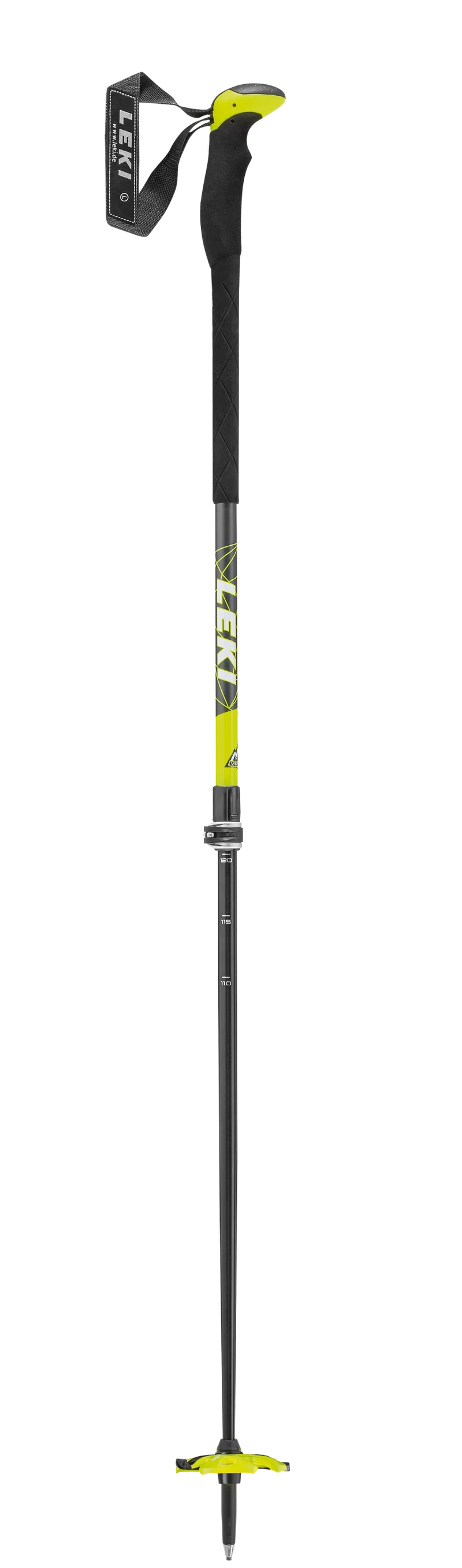 Leki AERGON 2 Touringstöcke anthazit-weiß-gelb 110-150 cm