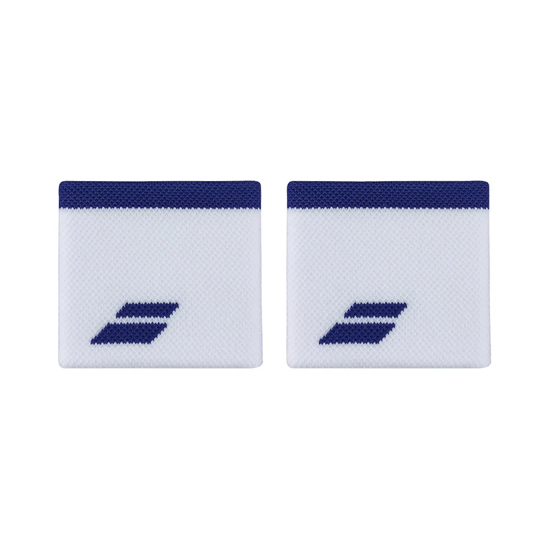 Muñequeras BABOLAT LOGO Blanco/Azul