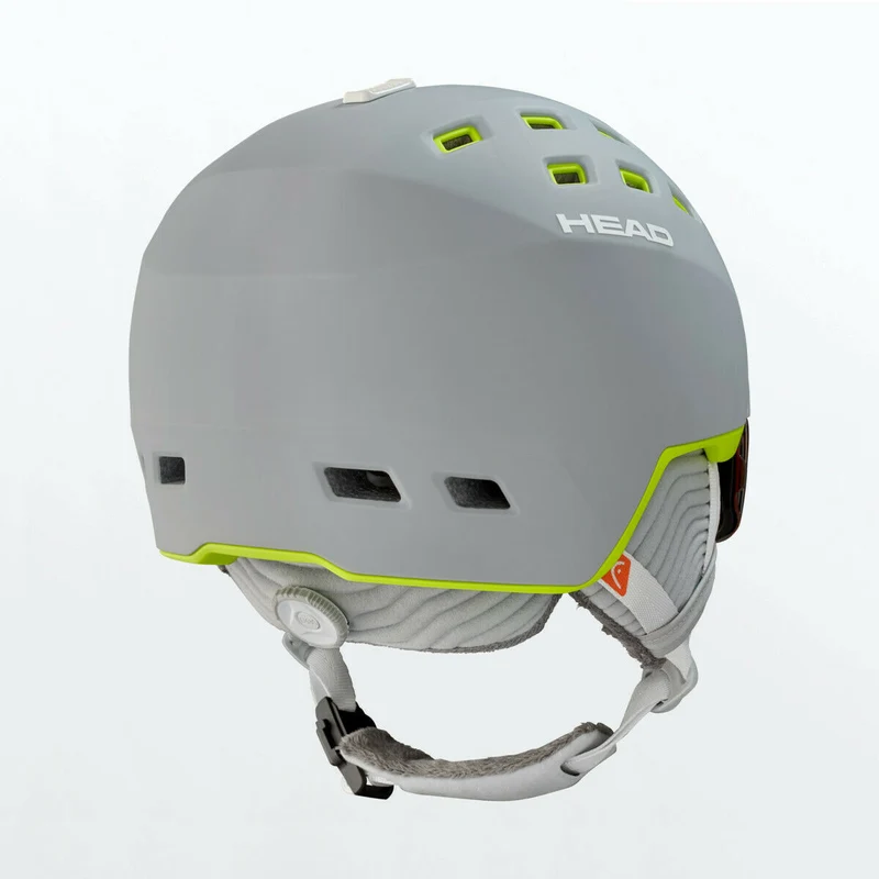 Head Rachel Grey/Lime Damen Ski Snowboard Helm