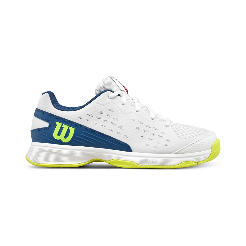 Rush Pro Jr Allcourtschuh Kinder - weiß, blau
