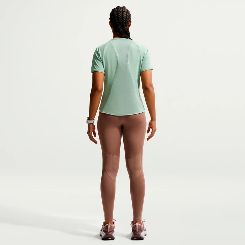 Swift Laufshirt Damen - hellgrün, silber