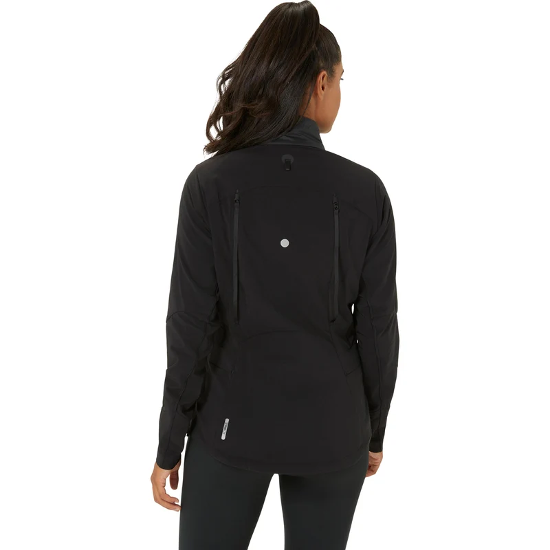 Road Winter Laufjacke Damen-Schwarz