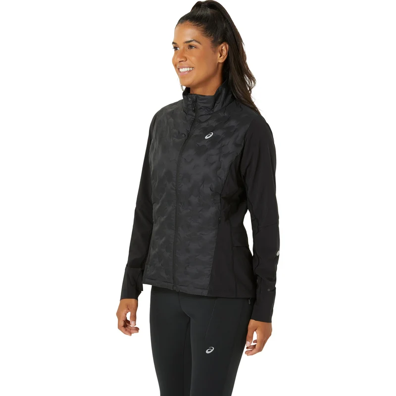 Road Winter Laufjacke Damen-Schwarz