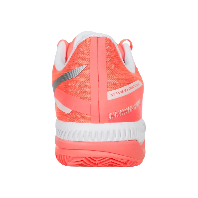 Wave Exceed Court Sandplatzschuh Damen-Koralle,Weiß