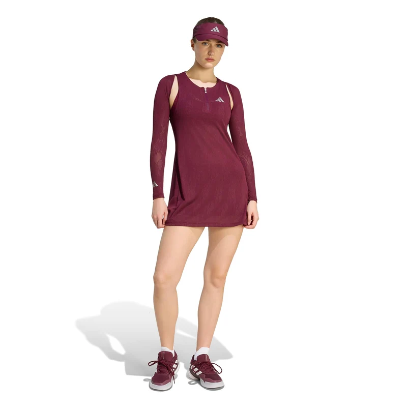 Pro Kleid Damen - weinrot