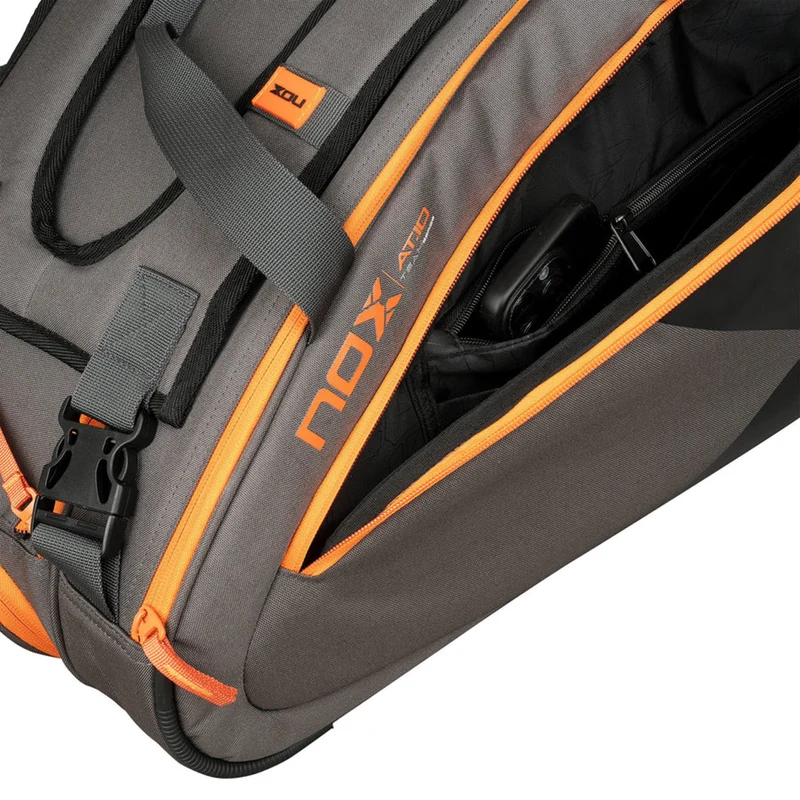 AT10 Team Padelschlägertasche-Grau,Orange