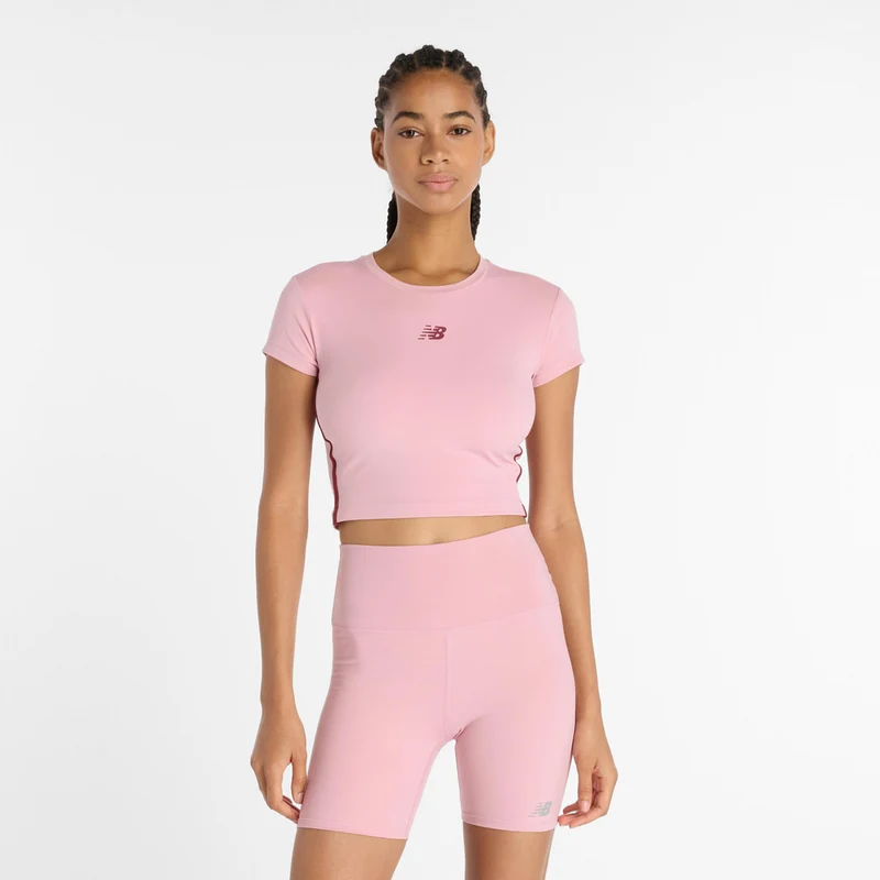 Harmony Fitted T-Shirt Damen-Pink