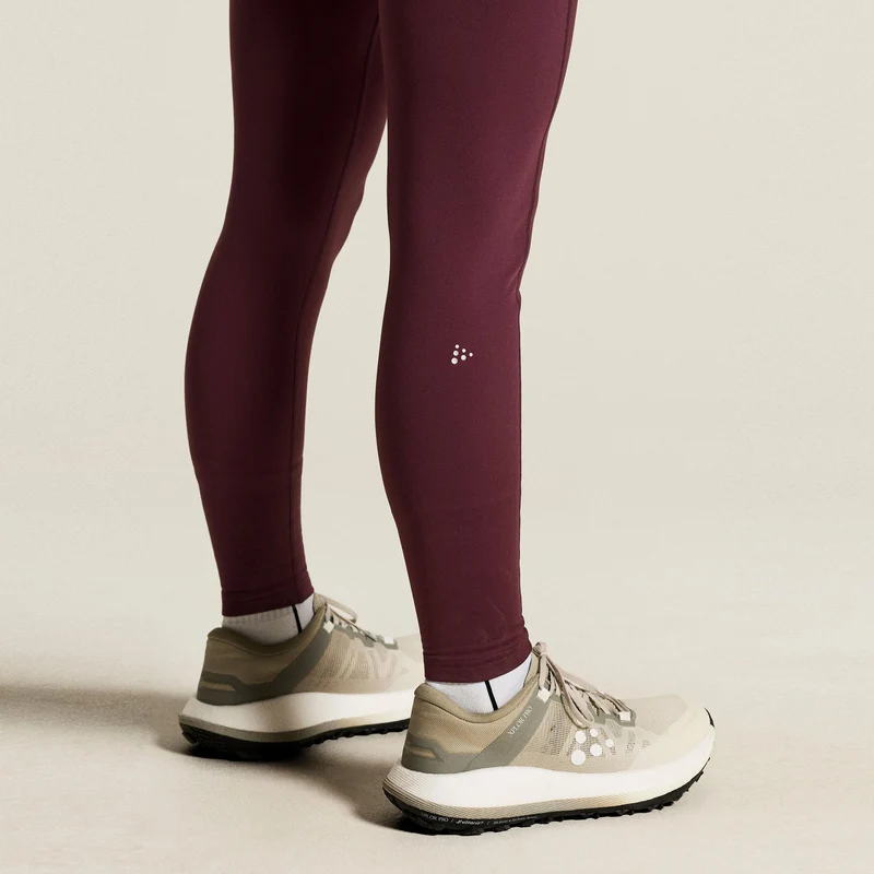 ADV Essence Warm Lauftight Damen - dunkelrot